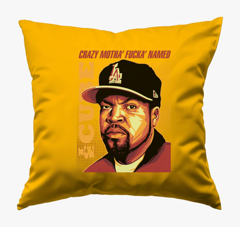 Ice Cube párna — Napsárga