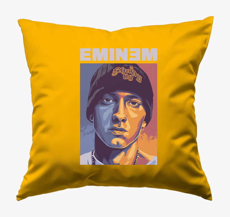 Eminem Shady 08 párna — Napsárga