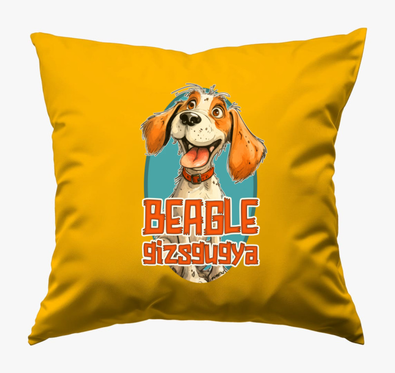 Beagle gizsgugya párna — Napsárga