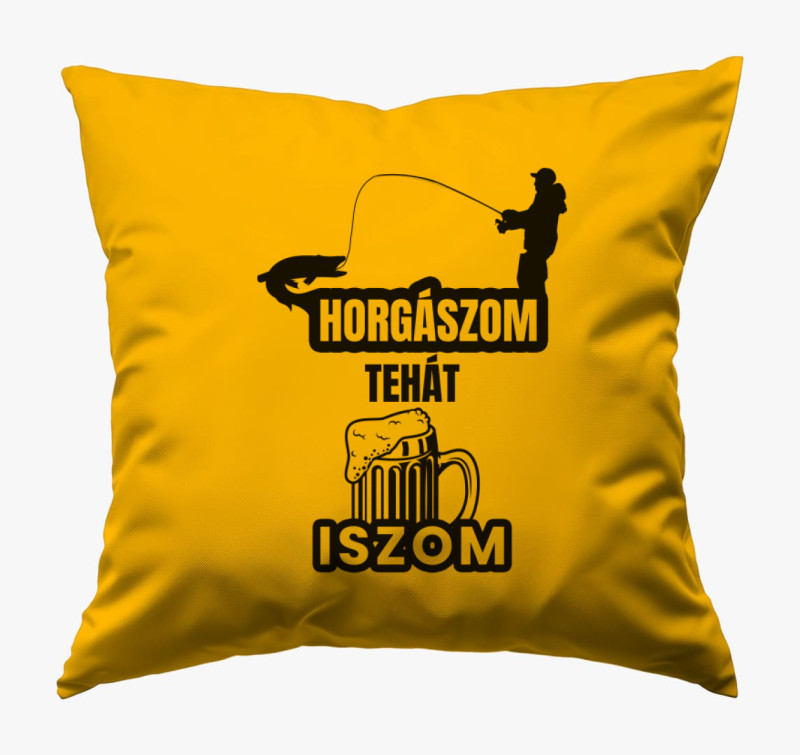 Horgászom tehát iszom párna — Napsárga