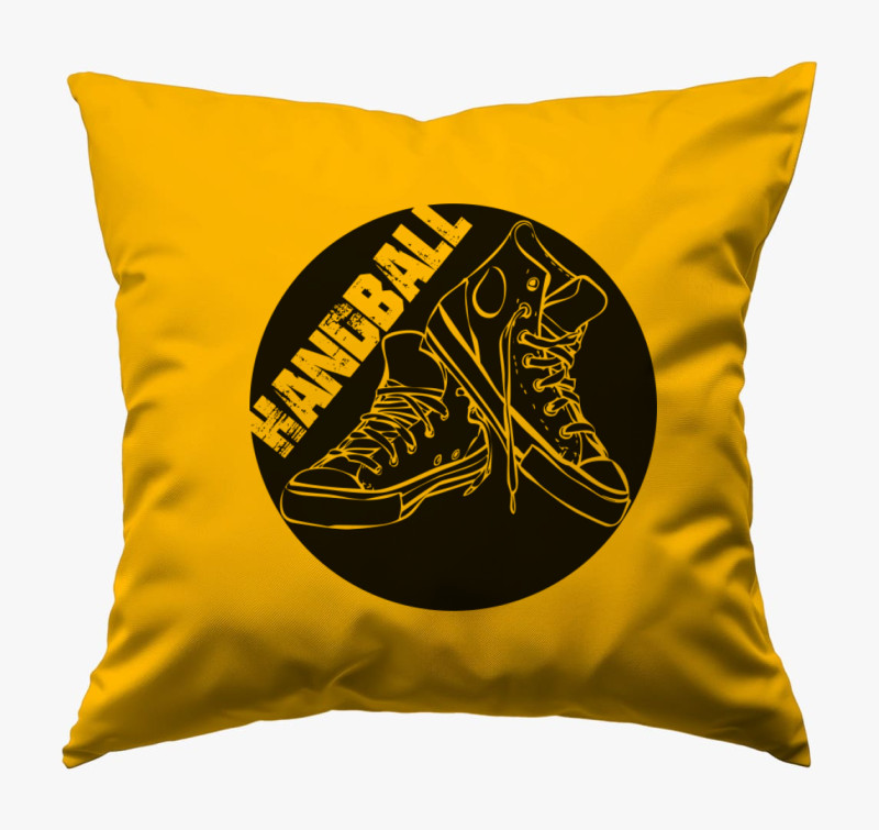 Handball mintás cipő párna — Napsárga