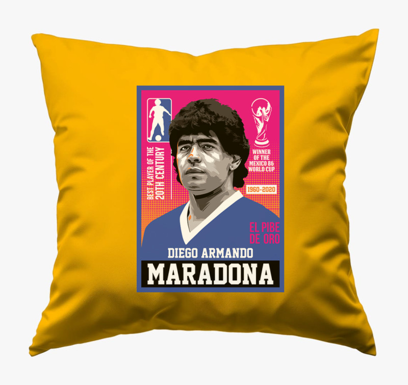 Maradona párna — Napsárga