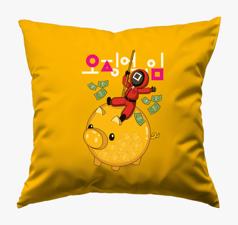 SquidBall párna — Napsárga