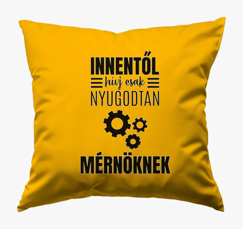 Hívj mérnöknek párna — Napsárga