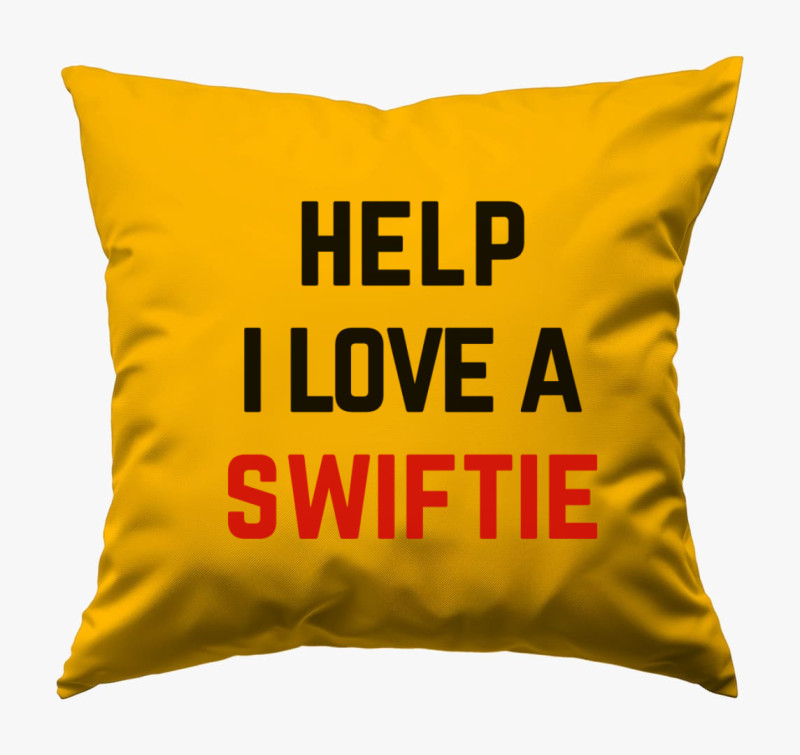 Swiftie lover párna — Napsárga