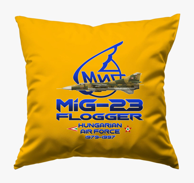 MiG-23 Flogger párna — Napsárga