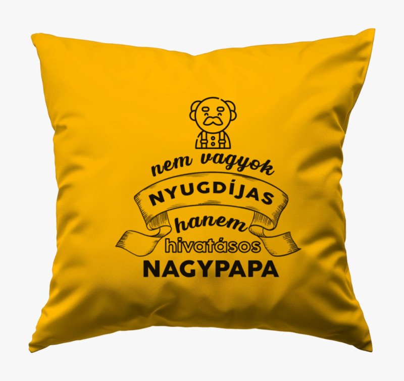 Nem vagyok nyugdíjas párna — Napsárga