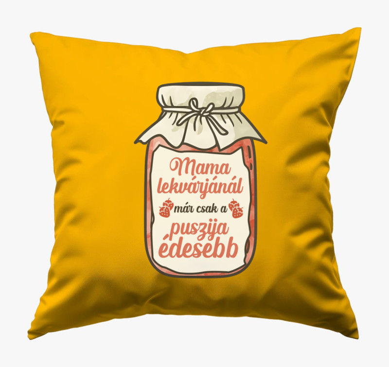 Mama lekvárja párna — Napsárga