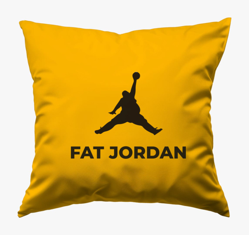 Fat Jordan párna — Napsárga