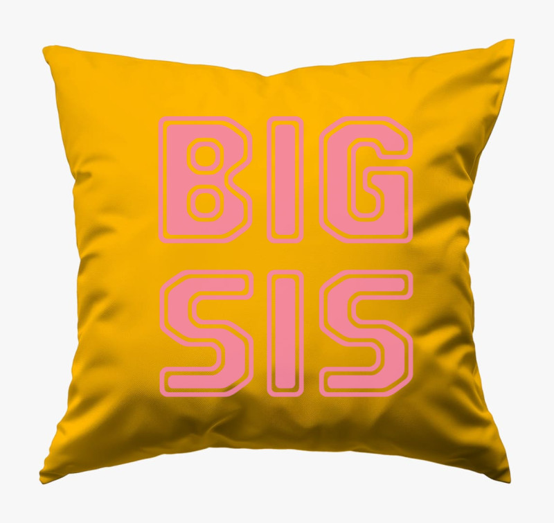 Big Sis párna — Napsárga