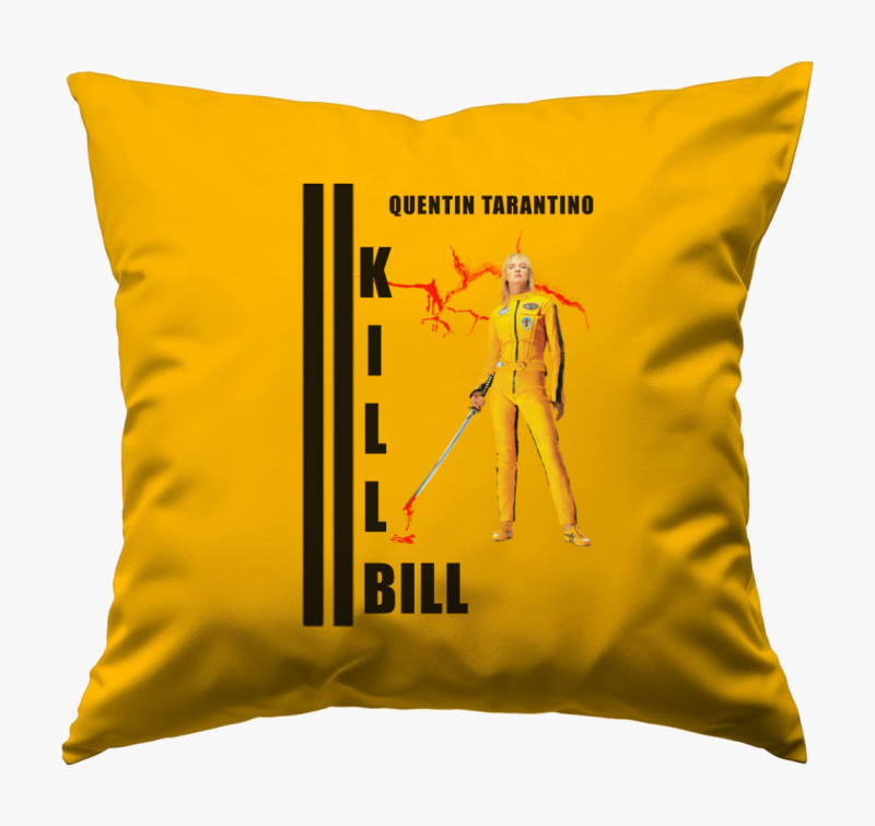 Kill Bill párna — Napsárga