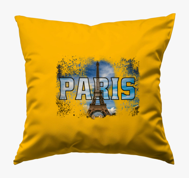 Paris párna — Napsárga