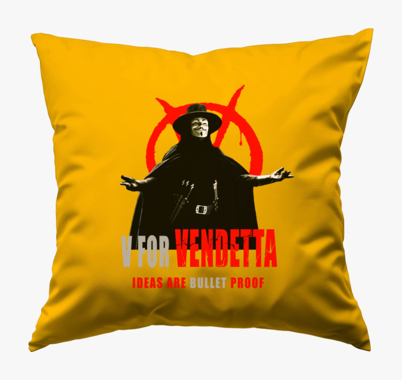 V for vendetta 2 párna — Napsárga