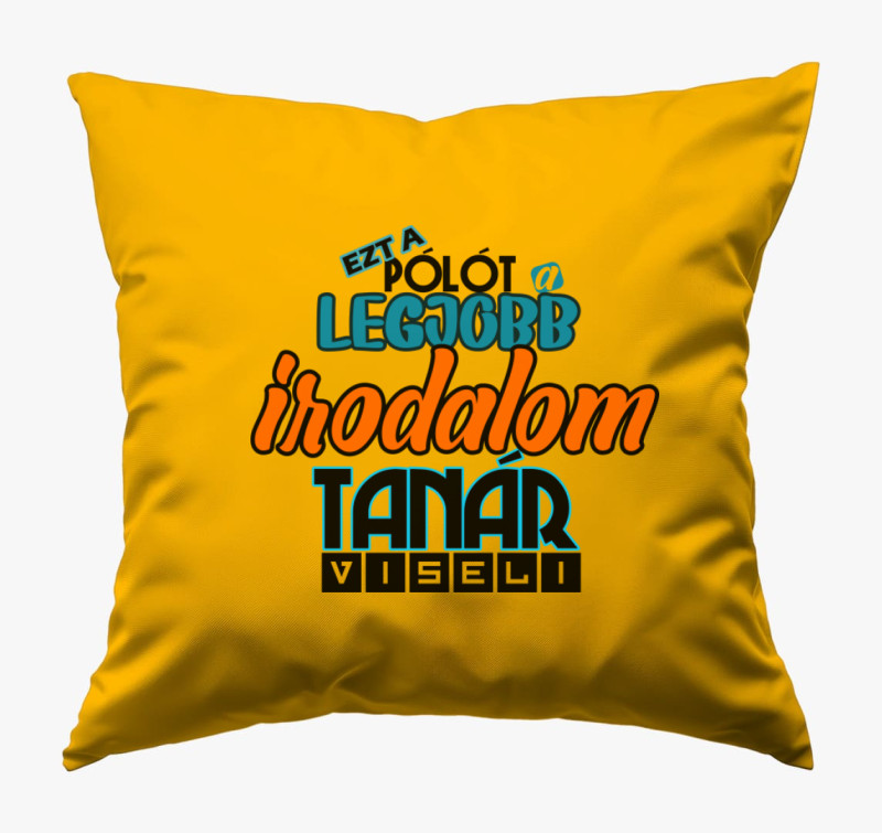 Irodalom tanár párna — Napsárga