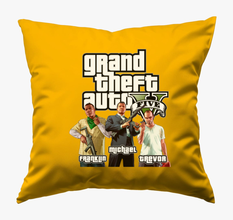 GTA V karakterek párna — Napsárga