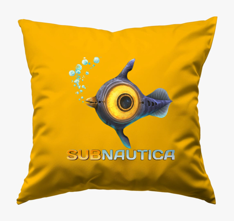 Subnautica párna — Napsárga