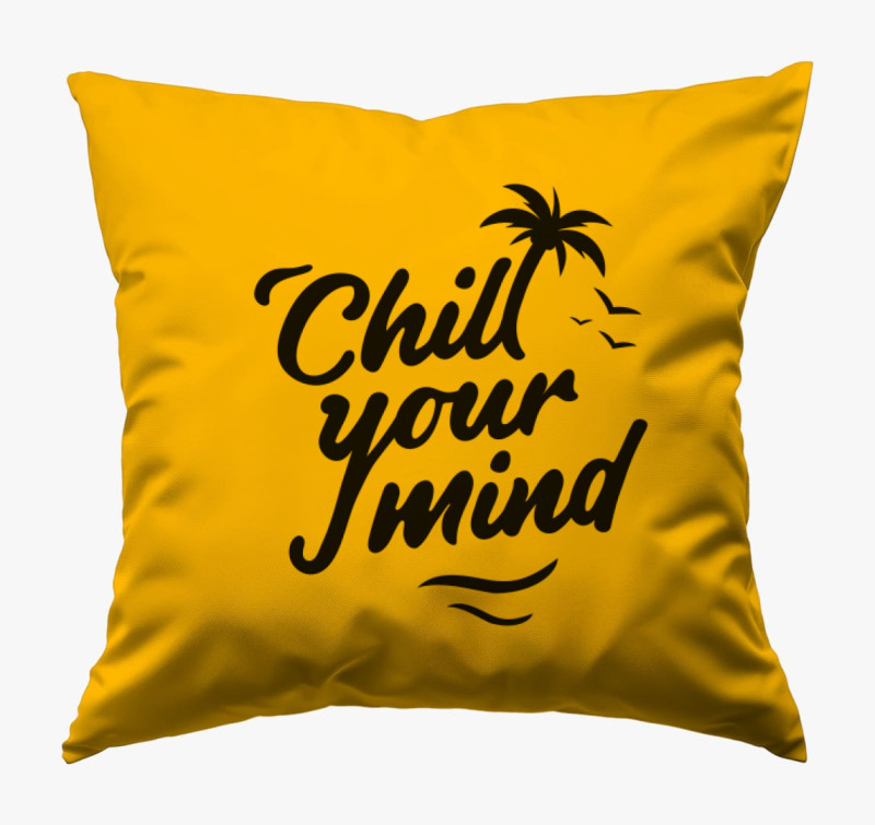 Chill your mind párna — Napsárga
