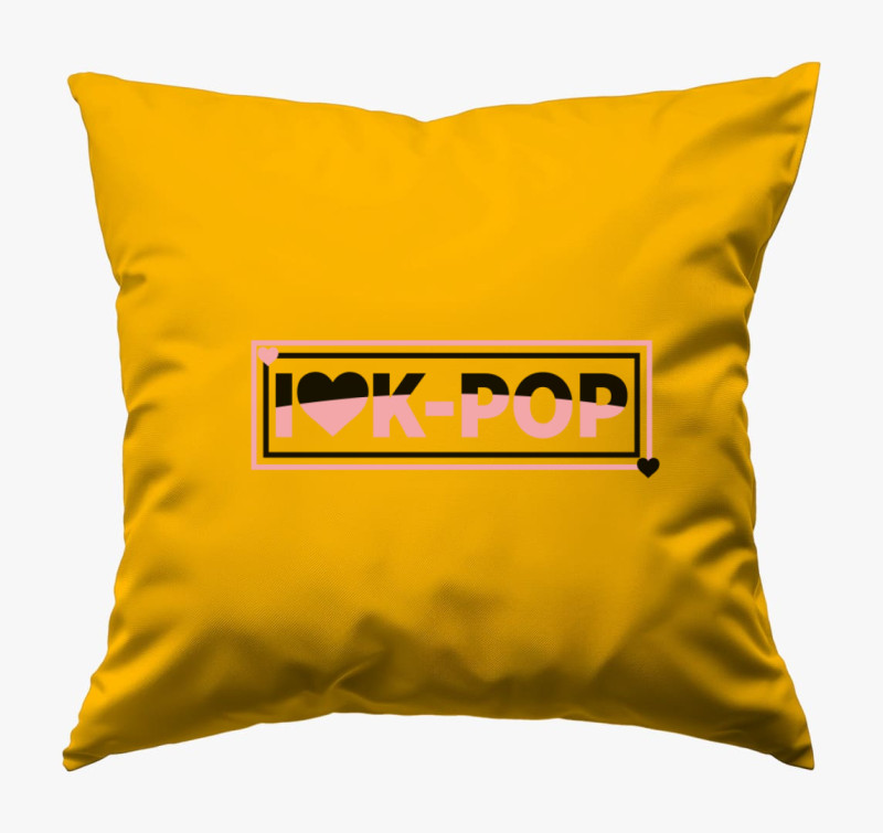 Koreai pop párna — Napsárga