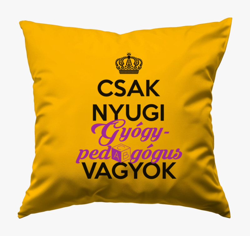 Gyógypedagógus párna — Napsárga