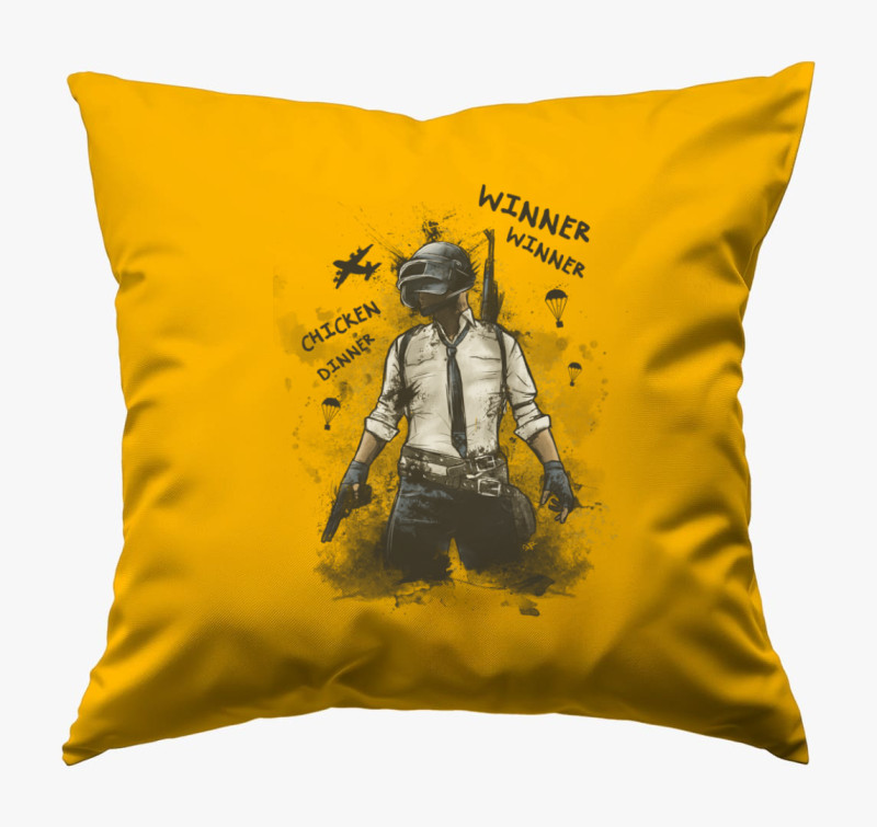 PUBG art párna — Napsárga