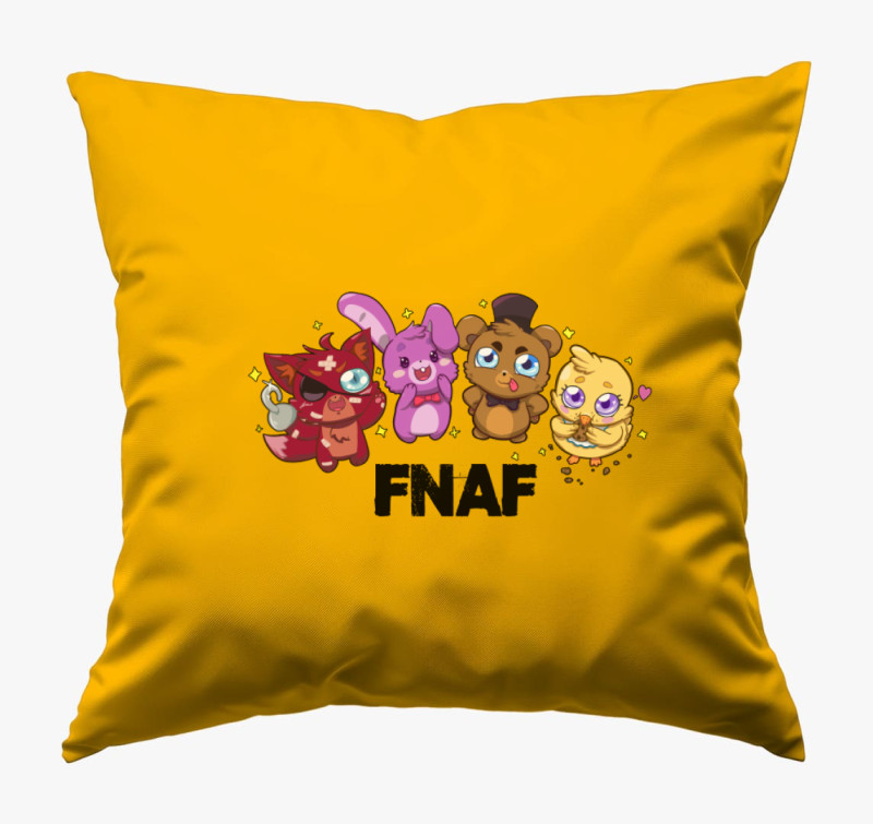 FNAF karakterek csibi art párna — Napsárga