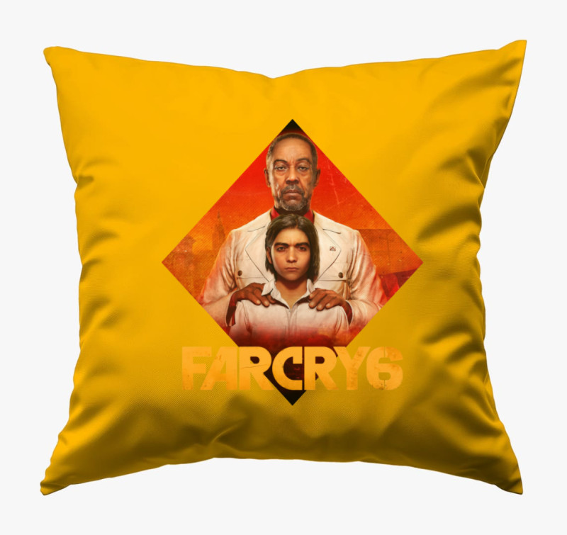 Far Cry 6 párna — Napsárga