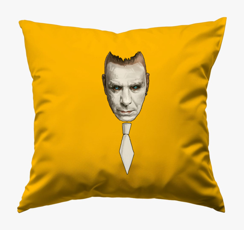 Till Lindemann párna — Napsárga