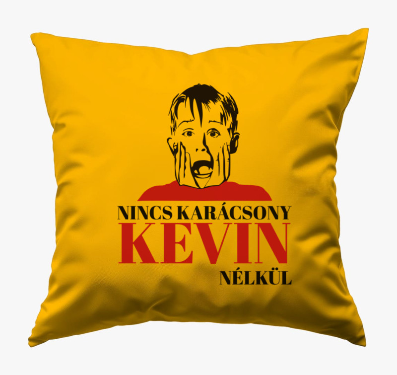 Nincs karácsony Kevin nélkül párna — Napsárga
