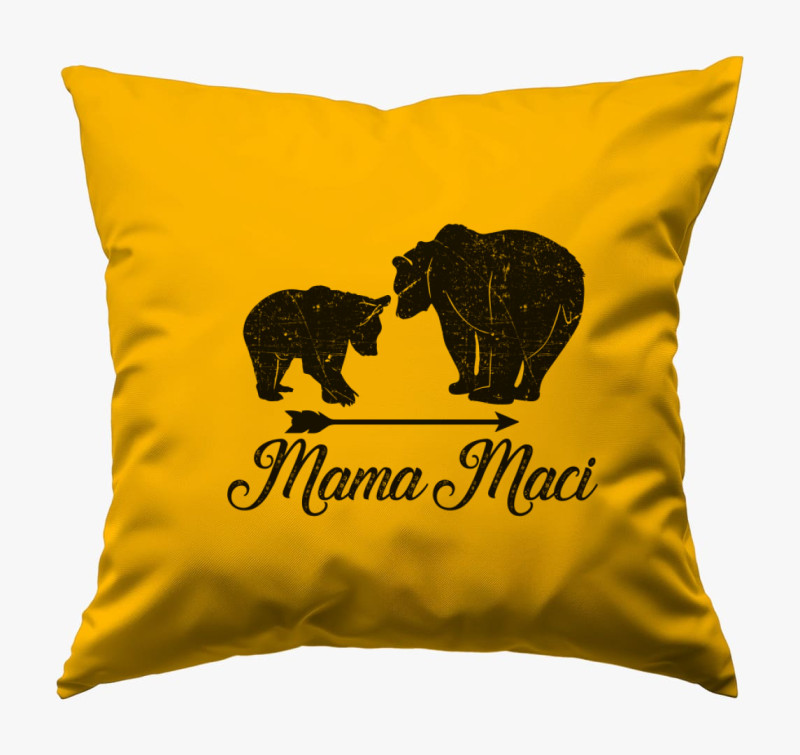 Mama maci párna — Napsárga