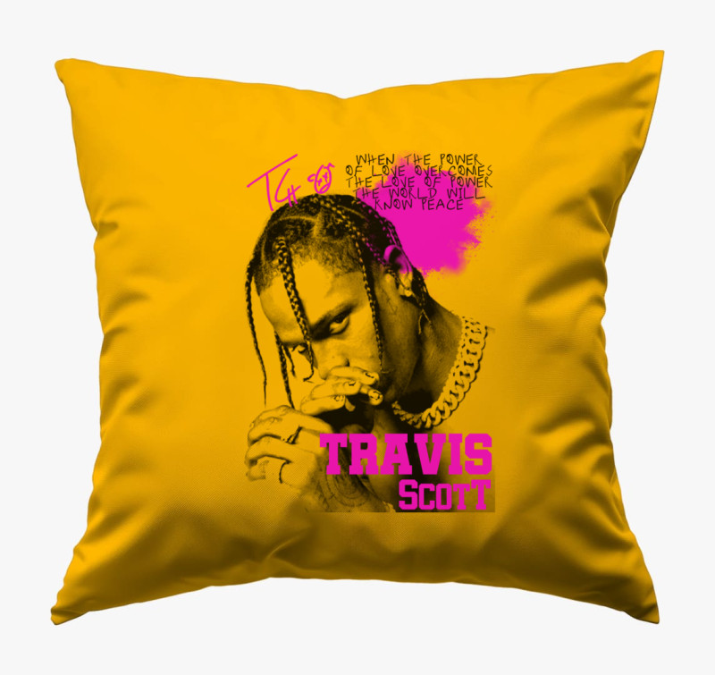Travis Scott 2 párna — Napsárga