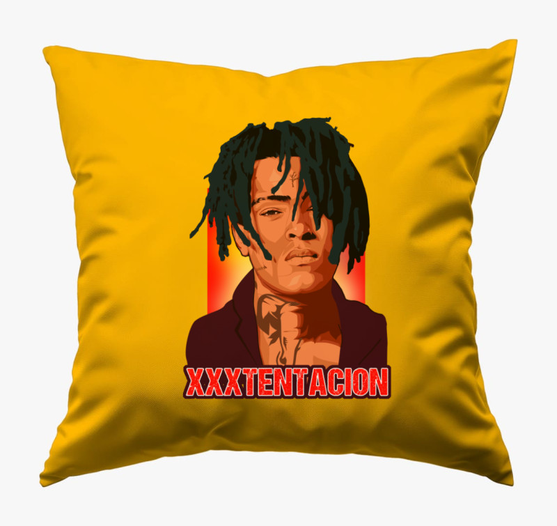 XXXTentacion artwork párna — Napsárga