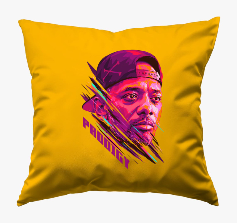 Prodigy rapper párna — Napsárga