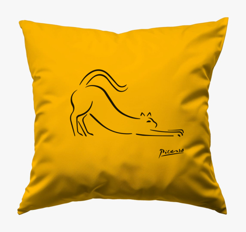 Picasso CAT párna — Napsárga