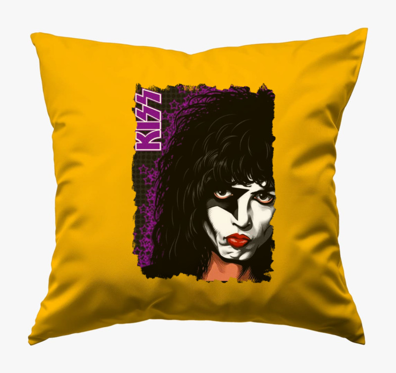 Kiss -  Paul Stanley párna — Napsárga