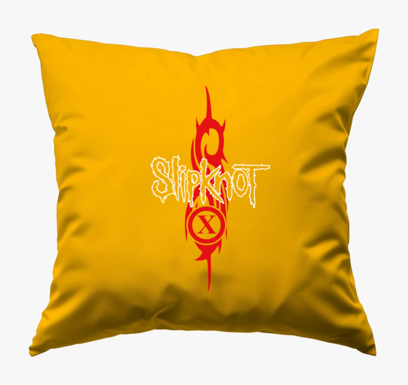 Slipknot párna — Napsárga