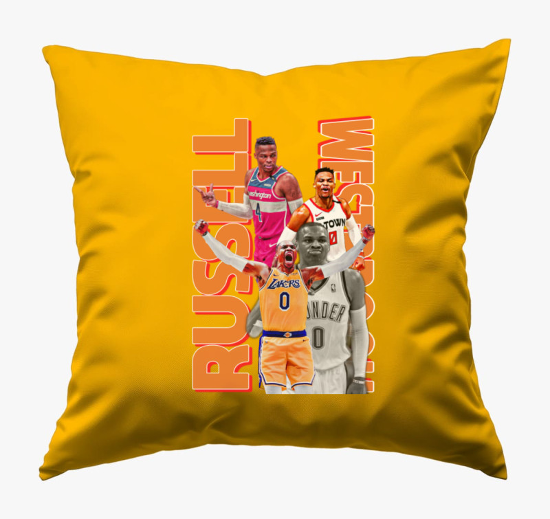 Russell Westbrook párna — Napsárga