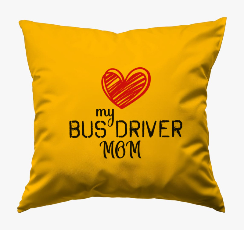Buszsofőr anya párna — Napsárga