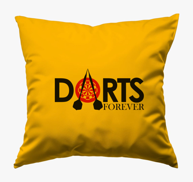 Darts nyilas párna — Napsárga