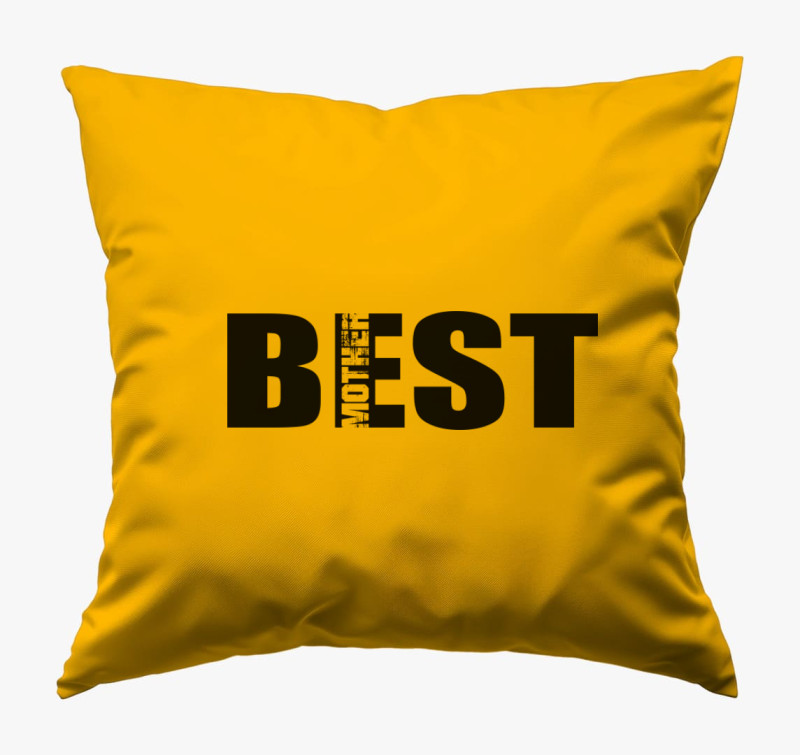 Best Mother párna — Napsárga