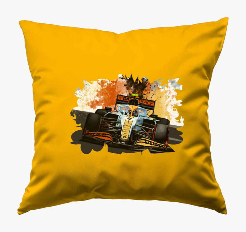 Lando Norris párna — Napsárga