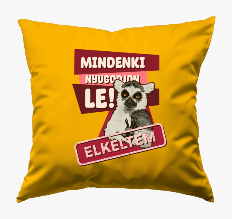 Mindenki nyugodjon le elkeltem párna — Napsárga