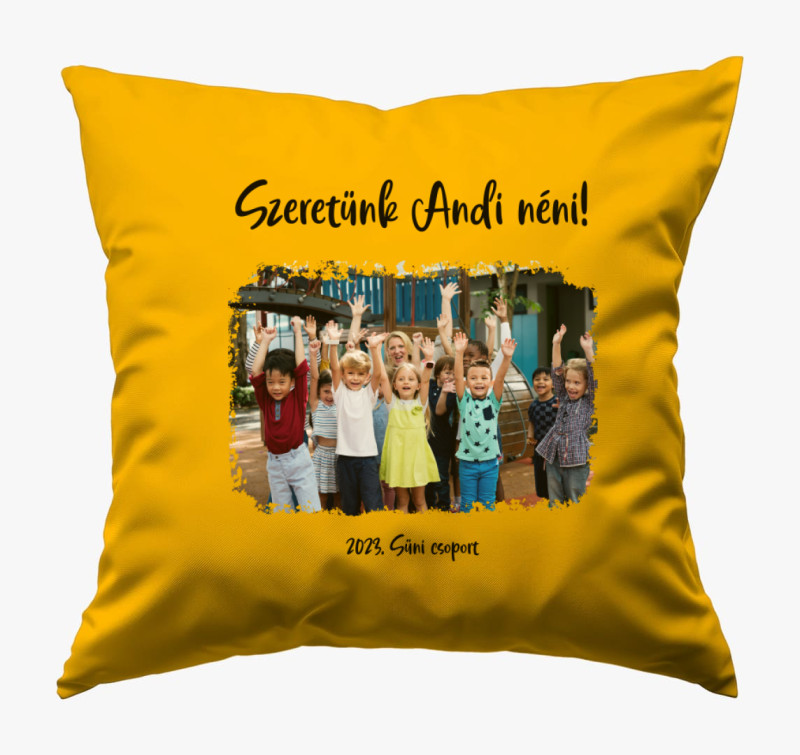 Szeretünk párna — Napsárga