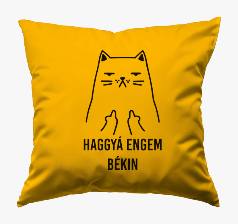 Haggyá engem békin párna — Napsárga