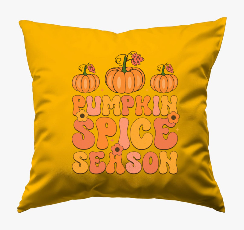 Pumpkinspice párna — Napsárga