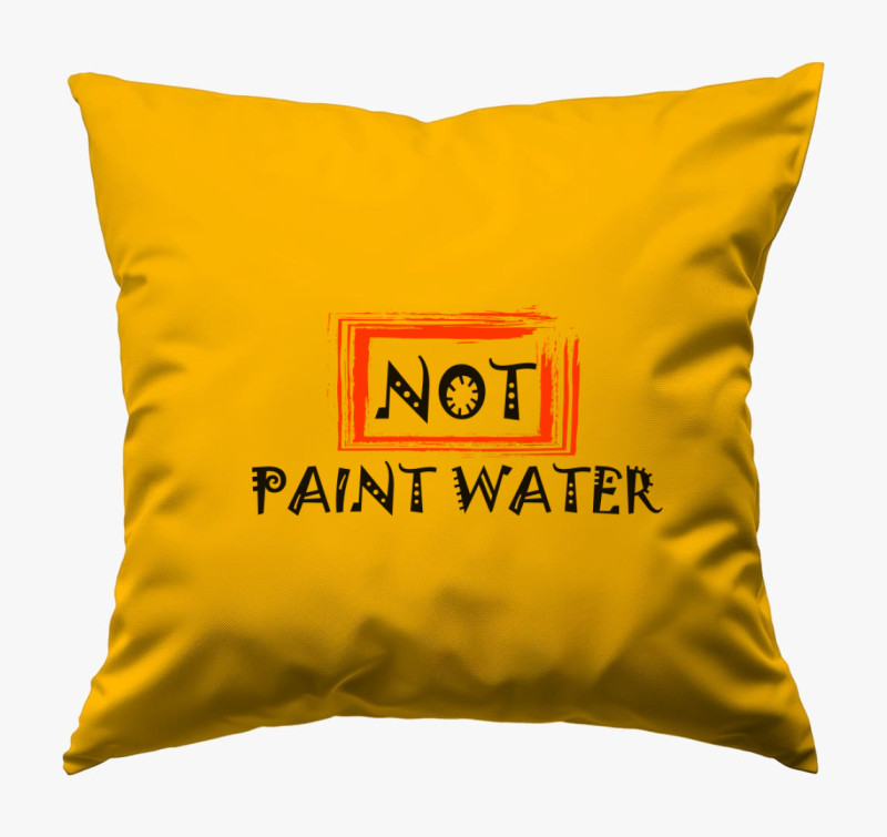 Not paint water párna — Napsárga