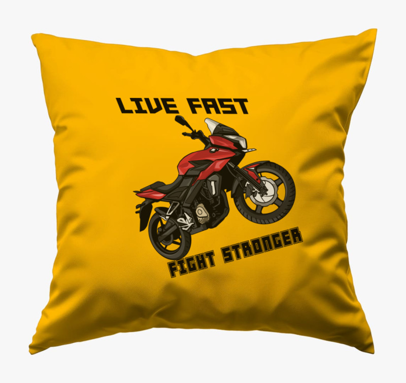 Live fast 9 párna — Napsárga