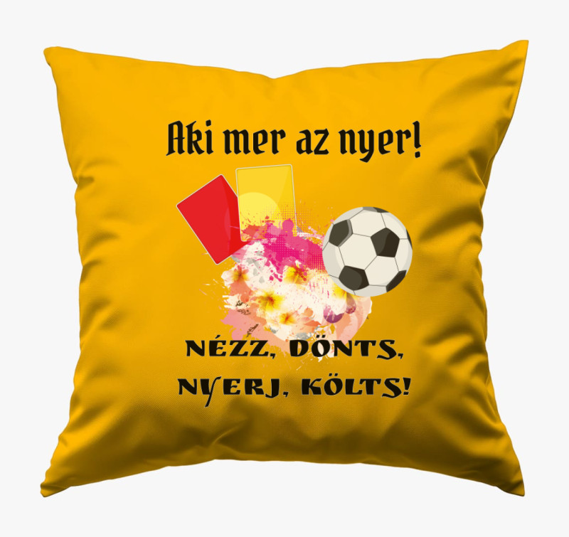 Nézz dönts nyerj költs 2 párna — Napsárga
