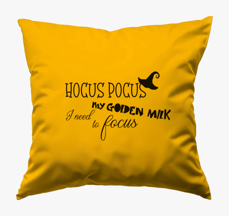 Hocus pocus golden milk párna — Napsárga