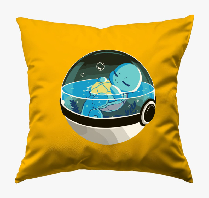 Pokemon Squirtle párna — Napsárga
