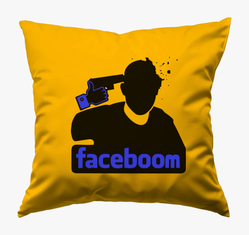 Faceboom párna — Napsárga